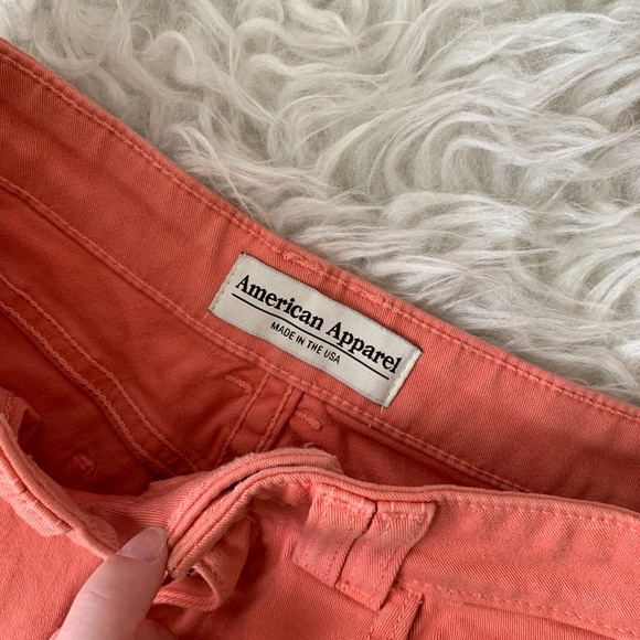 SOLD American Apparel | Stretch High Waist Shorts - Picture 6 of 8